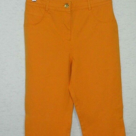 St. John by Marie Gray Jeans Size 4 Orange Pants Color Jeans Pants - Picture 2 of 8